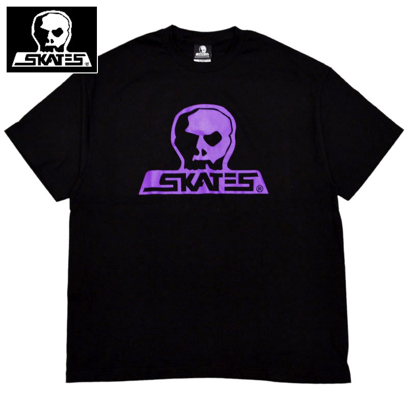 yLTCY Xg1_zXJXP[c SKULL SKATES BURBS SS TEE(ubN  BLACK/PURPLE)XJXP[cTVc SKULL SKATESTVc XJXP[c SKULL SKATES