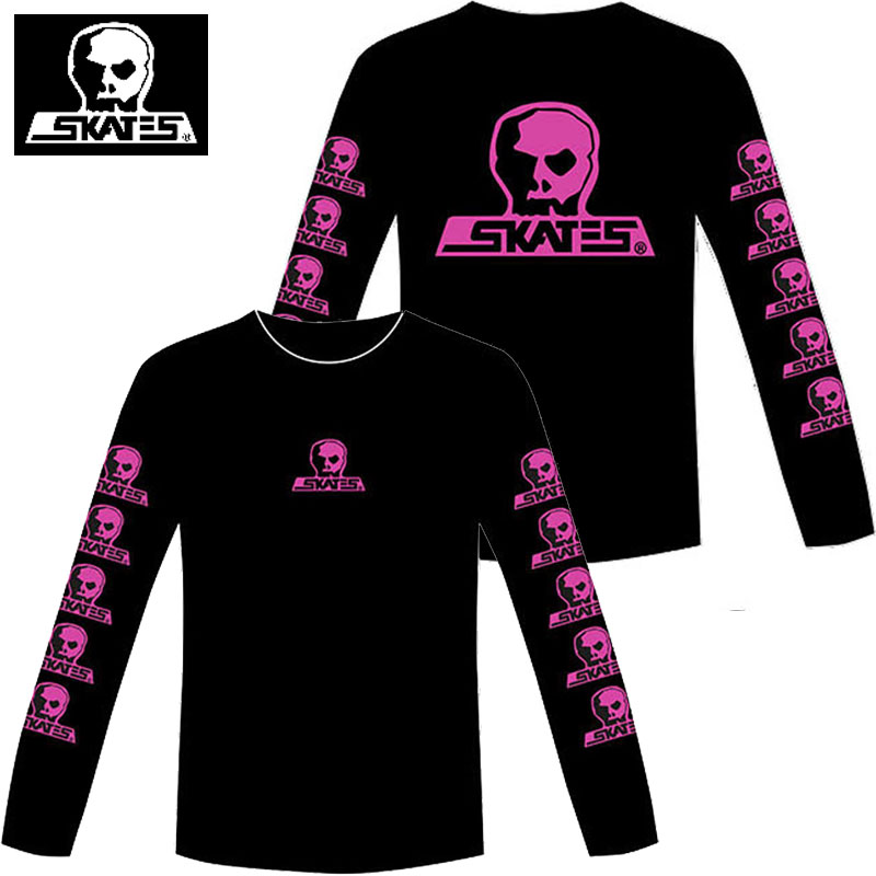 y\tzXJXP[c SKULL SKATES CLASSIC LOGO LS TEE(ubN  BLACK/PINK)XJXP[cT SKULL SKATEST XJXP[c SKULL SKATES ZbgAbv