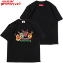 パンクドランカーズ PUNK DRUNKERS マッポたちTEE(ブラック 黒 BLACK)パンクドランカーズTシャツ PUNK DRUNKERSTシャツ パンクドランカーズ半袖 PUNK DRUNKERS半袖