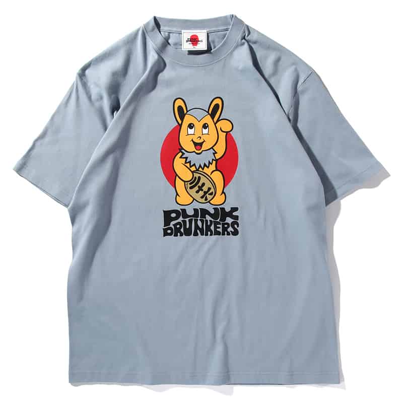 パンクドランカーズ PUNK DRUNKERS 26周年TEE ( ブルー 青 S.BLUE ) パンクドランカーズTシャツ PUNK DRUNKERSTシャツ パンクドランカーズ半袖 PUNK DRUNKERS半袖