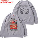 送料無料 パンクドランカーズ PUNK DRUNKERS PDS×BLACK PEARLS バスケ部トレーナー(グレー M.GRAY)パンクドランカーズトレーナー PUNK DRUNKERSトレーナー パンクドランカーズスウェット PUNK DRUNKERSスウェット ブラックパールズコラボ