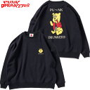 パンクドランカーズ PUNK DRUNKERS くまさんBIGトレーナー(ネイビー NAVY)パンクドランカーズトレーナー PUNK DRUNKERSトレーナー パンクドランカーズスウェット PUNK DRUNKERSスウェット