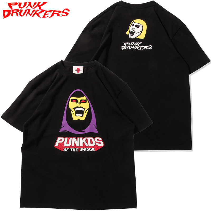 パンクドランカーズ PUNK DRUNKERS PUNKDS OF THE UNIQUE. TEE(ブラック 黒 BLACK)パンクドランカーズTシャツ PUNK DRUNKERSTシャツ パンクドランカーズティーシャツ PUNK DRUNKERSティーシャツ