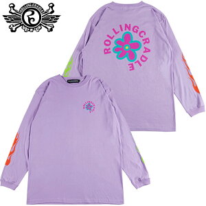 ローリングクレイドル ROLLING CRADLE FR LONG SLEEVE(パープル 紫 PURPLE)ローリングクレイドルロンT ロリクレロンT ROLLING CRADLEロンT ローリングクレイドル長袖 ロリクレ長袖 ROLLINGCRADLE長袖