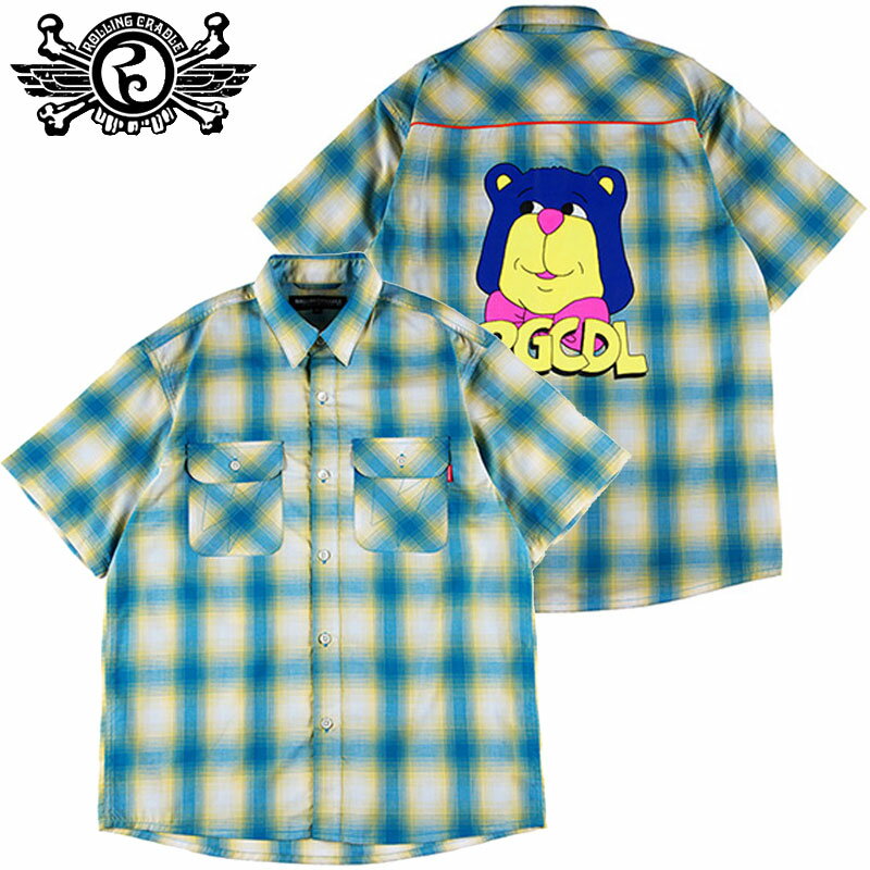 [ONCh ROLLING CRADLE OMBRE CHECK SHIRT(CG[ F YELOW)[ONChVc NVc ROLLING CRADLEVc Vc