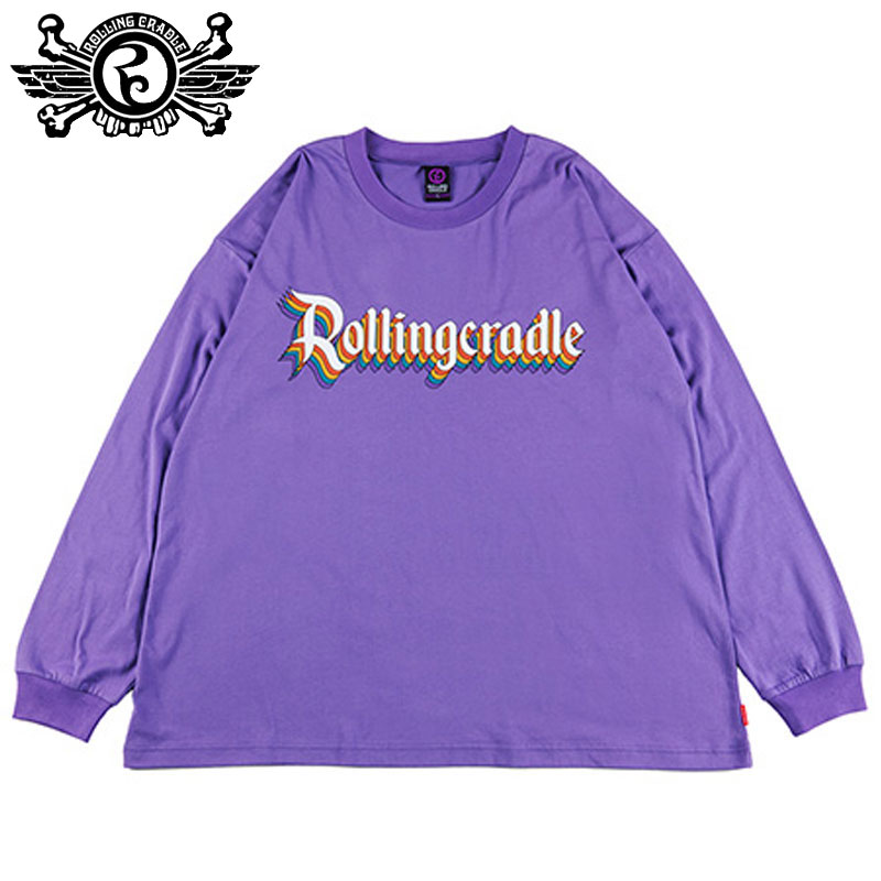 [ONCh ROLLING CRADLE SLIP LOGO LONG SLEEVE(p[v  PURPLE)[ONChT NT ROLLING CRADLET [ONCh N ROLLINGCRADLE