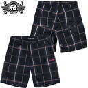 ローリングクレイドル ROLLING CRADLE BIG CHECK SHORTS(ブラック 黒 BLACK)ローリングクレイドルロングショーツ ROLLING CRADLEショーツ ロリクレパンツ ローリングクレイドルチェックパンツ ロリクレボトムス ROLLING CRADLEボトムス ROLLINGCRADLE