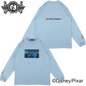 ローリングクレイドル ROLLING CRADLE × TOY STORY IT’S A CLOSE CALL L/S TEE(ブルー ACID BLUE)ローリングクレイドルロンT ロリクレロンT ROLLING CRADLEロンT ロンT ロンTEE ロングスリーブ ロンティー 6090 TOY STORYコラボ トイストーリー