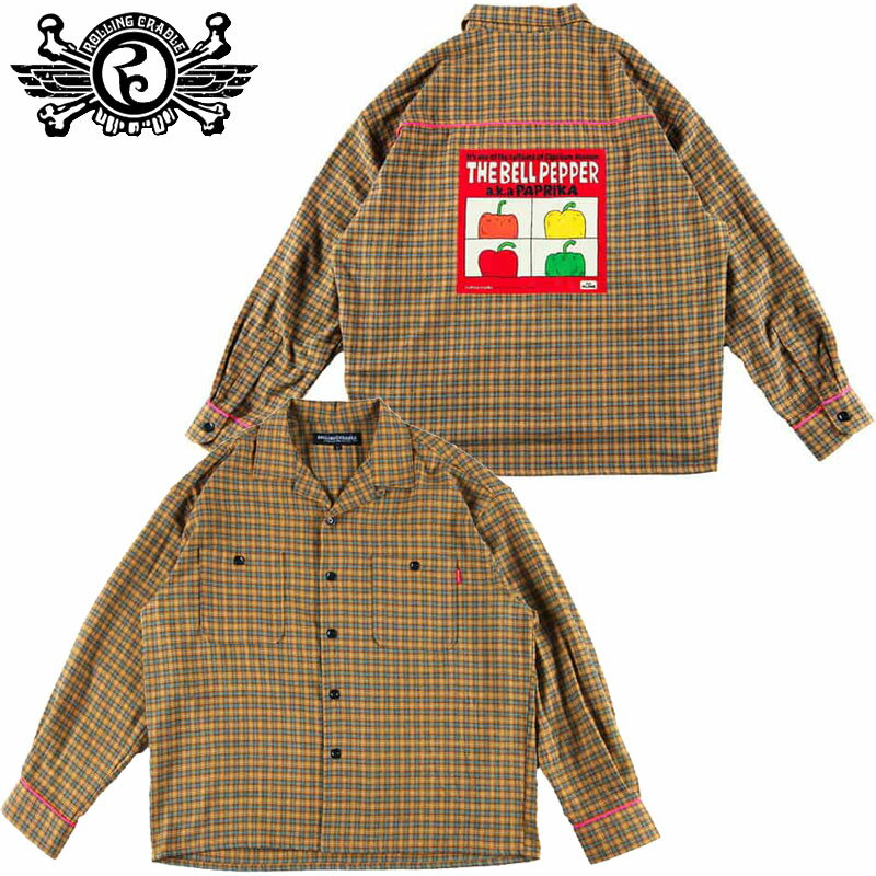 yLTCY Xg1_z [ONCh ROLLING CRADLE PAJAMAS CHECK SHIRT(CG[ YELLOW)[ONCh`FbNVc N`FbNVc ROLLING CRADLE`FbNVc [ONChVc NVc ZbgAbv