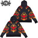  [ONCh ROLLING CRADLE FIRE HOODIE(ubN  BLACK)[ONChp[J Np[J ROLLING CRADLEp[J p[J t[fB[ ZbgAbv