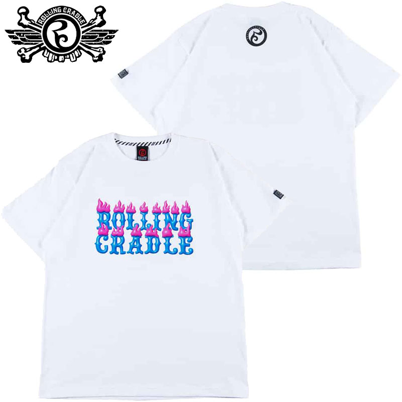 [ONCh ROLLING CRADLE BURNING LOGO TEE(zCg  WHITE)[ONChTVc ROLLING CRADLETVc [ONCheB[Vc ROLLING CRADLEeB[Vc