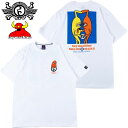 楽天WARP WEB SHOP 楽天市場店ローリングクレイドル ROLLING CRADLE RC×TOY MACHINE EYE TO EYE（ホワイト 白 WHITE）ローリングクレイドルTシャツ ROLLING CRADLETシャツ ローリングクレイドル半袖 ROLLING CRADLE半袖 TOY MACHINEコラボ トイマシーンコラボ