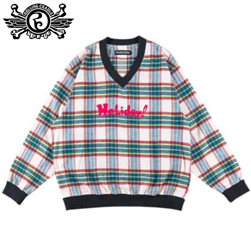 送料無料 ローリングクレイドル ROLLING CRADLE RELAX VNECK PULLOVER ( ホワイト 白 WHITE ) ローリングクレイドルプルオーバー ロリクレプルオーバー ROLLING CRADLEプルオーバー Vネックのサムネイル