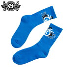 ローリングクレイドル ROLLING CRADLE RC x KUDAN LOGO SOX(ブルー 青 BLUE)ローリングクレイドルソックス ROLLINGCRADLEソックス ロリクレソックス ローリングクレイドル靴下 ROLLINGCRADLE靴下 ロリクレ靴下 コラボ クダン