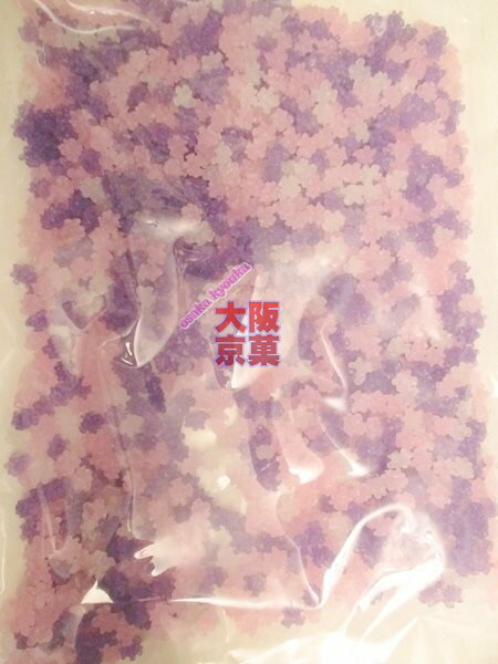 【メール便送料無料】大阪京菓ZR大阪糖菓 500gふじ金平糖〔999円〕×1袋 +税