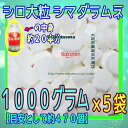 大阪京菓ZRおかし企画　OE石井　1000グラム【目安として約470個】 ■島田製菓 シロ大粒 シマダラムネ■ ×5袋【fu5】【送料無料（沖縄は別途送料）】