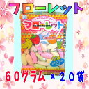 大阪京菓ZR竹下製菓　60グラム フローレット ×20袋【x20】【送料無料（沖縄は別途送料）】