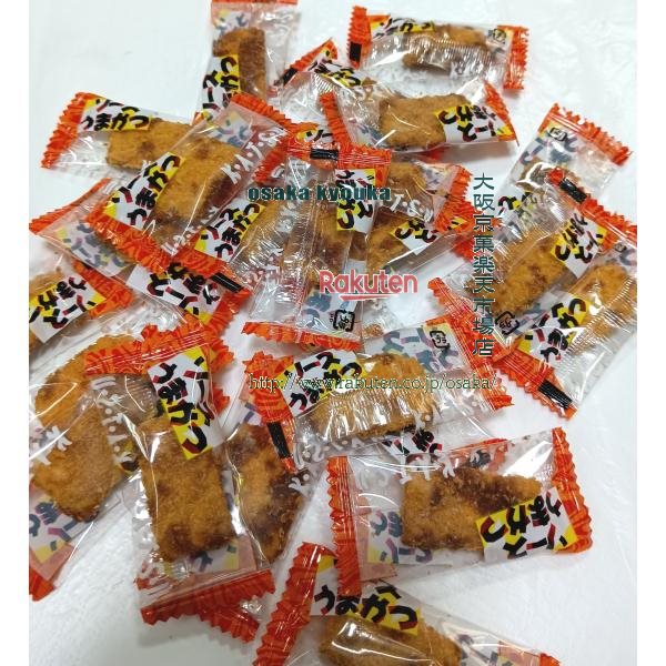大阪京菓楽天市場店ZRおかし企画 OE石井　500グラム【目安として約235個】 ソースうまかつ ピロ ×3袋【..