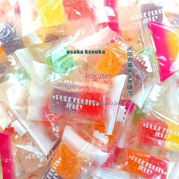 大阪京菓楽天市場店ZRおかし企画 OE石井　210グラム【目安として約2粒×27個】 個包装 ピュア フルーツ ゼリー ×1袋【maa5】【メール便送料無料】の商品画像