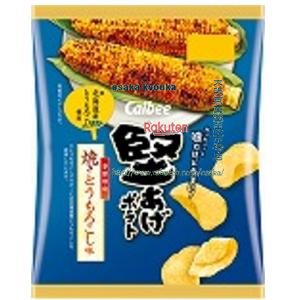 大阪京菓ZRカルビー　60G　堅あげポテト　焼とうもろこし味×12個【送料無料（沖縄は別途送料）】【新x0714】のサムネイル