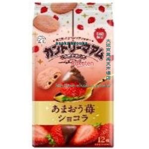 大阪京菓ZR不二家　12枚　カントリーM　あまおう苺ショコラ【ショコラ】×20個【送料無料（沖縄は別途送..
