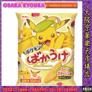 大阪京菓ZRベフコ栗山米菓 45G ポケモンばかうけコーンポタージュ味〔120円〕×10個 +税 【1k】