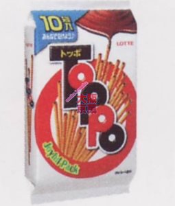 大阪京菓ZRロッテ　10袋トッポ〔323円〕×12個　+税