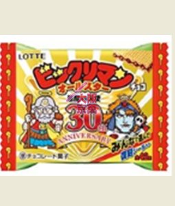 大阪京菓ZRi2014年10月21日発売　ロッテ1枚ビックリマンオールスターチョコ〔78円〕×30個　＋税
