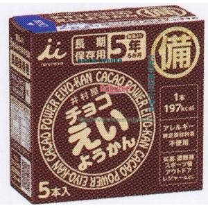 大阪京菓 ZRx井村屋　1個 チョコえいようかん【チョコ】×80個　+税　【xr】【送料無料（沖縄は別途送料）】