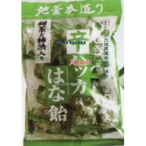 大阪京菓 ZRx井関食品　100G 甜茶柿渋入はな飴×10個【xeco】【エコ配 送料無料 （沖縄県配送不可 時間指定と夜間お届け不可）】