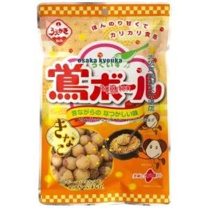 大阪京菓 ZRx植垣米菓　73G 鴬ボールきな粉×12個【xeco】【エコ配 送料無料 （沖縄県配送不可 時間指定と夜間お届け不可）】