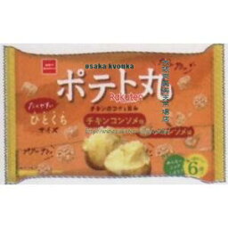 大阪京菓 ZRxおやつカンパニー　108G ポテト丸チキンコンソメ味6袋×15個【xeco】【エコ配 送料無料 （沖縄県配送不可 時間指定と夜間お届け不可）】