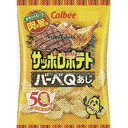 大阪京菓 ZRxカルビー　72G サッポロポテトバーベQあじ×24個【xw】【送料無料（沖縄は別途送料）】