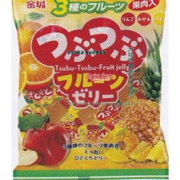 大阪京菓 ZRx金城製菓　22個 つぶつぶフルーツゼリー×18個【xw】【送料無料（沖縄は別途送料）】