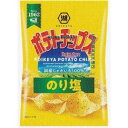 大阪京菓 ZRxコイケヤ　60G ポテトチップスのり塩×24個【xw】【送料無料（沖縄は別途送料）】