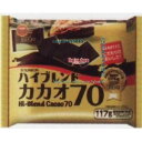 大阪京菓 ZRxブルボン　117G ハイブレンドカカオ70×24個【x】【送料無料（沖縄は別途送料）】