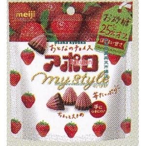 楽天大阪京菓楽天市場店大阪京菓 ZRx明治　41G アポロマイスタイル×96個【x】【送料無料（沖縄は別途送料）】