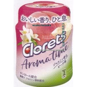 大阪京菓 ZRxモンデリーズ　121G クロレッツAROMATIMEジャスミン香るピーチボ味ボトル×36個【xeco】【エコ配 送料無料 （沖縄県配送不可 時間指定と夜間お届け不可）】