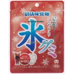 大阪京菓 ZRxユーハ味覚糖　40G 氷グミコーラ味×160個【xw】【送料無料（沖縄は別途送料）】