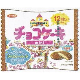 大阪京菓 ZRx有楽製菓　12枚 チョコケーキMINI【チョコ】×24個【x】【送料無料（沖縄は別途送料）】