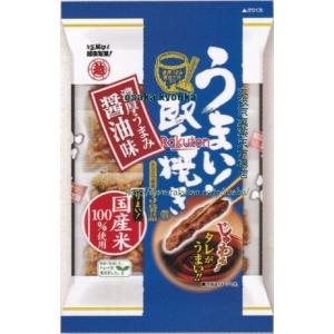 大阪京菓 ZRx越後製菓　96G うまい！堅焼き濃厚うまみ醤油味×24個【xwa5】【送料無料（沖縄は別途送料..