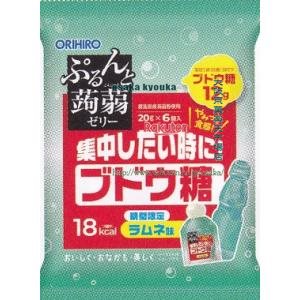 大阪京菓 ZRxオリヒロ　120G ぷるんと蒟蒻ゼリーパウチ　ブドウ糖（ラムネ味）×72個【xea5】【送料無料（沖縄は別途送料）】の商品画像