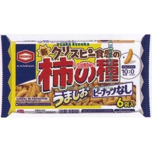 大阪京菓 ZRx亀田製菓　105G 亀田の柿の種ピーナッツなしうましお6袋詰×24個【xwa5】【送料無料（沖縄は別途送料）】
