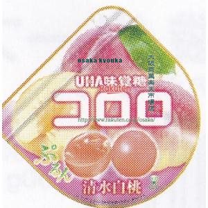 大阪京菓 ZRxユーハ味覚糖　40G コロロ　清水白桃×72個【xa5】【送料無料（沖縄は別途送料）】