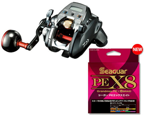 ダイワ(daiwa)19シーボーグ200JL(左巻)PEライン2号300m(シーガーPEX8)電動リールに糸を巻いてお届けします