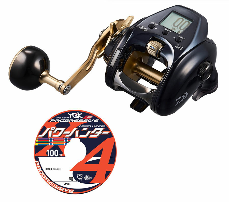 ダイワ 23 シーボーグ G400JL 左巻 PEライン4号400mセット(よつあみ パワーハンタープログレッシブ) 電動リールに糸を巻いてお届けします dai...