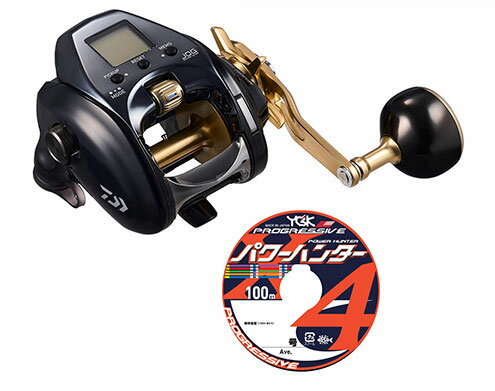 ダイワ 23 シーボーグ G400J 右巻 PEライン3号500mセット(よつあみ パワーハンタープログレッシブ) 電動リールに糸を巻いてお届けします daiw...