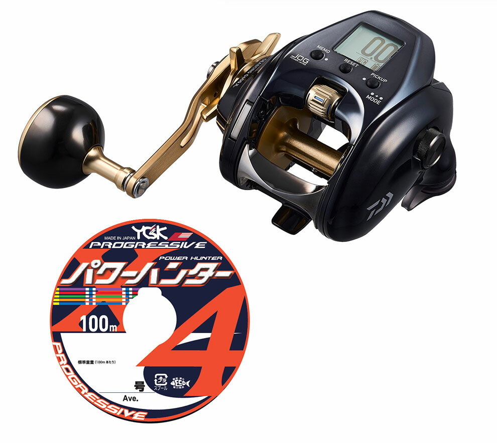 ダイワ 23 シーボーグ G400JL 左巻 PEライン3号500mセット(よつあみ パワーハンタープログレッシブ) 電動リールに糸を巻いてお届けします dai...