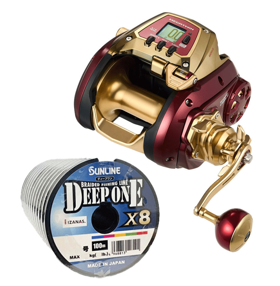 ダイワ 25 シーボーグ G1800M-RJ 右巻き 8号1600mセット (サンライン ディープワン PE X8) 電動リールに糸を巻いてお届け daiwa