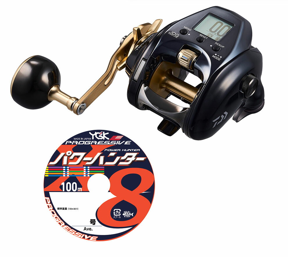 ダイワ 23 シーボーグ G400JL 左巻 PEライン5号300mセット(よつあみ パワーハンタープログレッシブ) 電動リールに糸を巻いてお届けします dai...